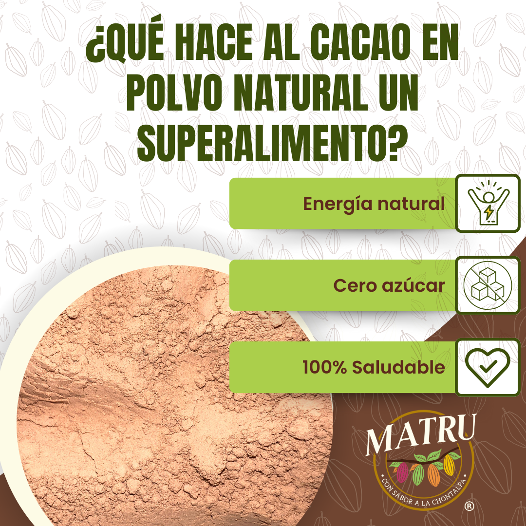 CACAO EN POLVO - 500g - 100% Natural
