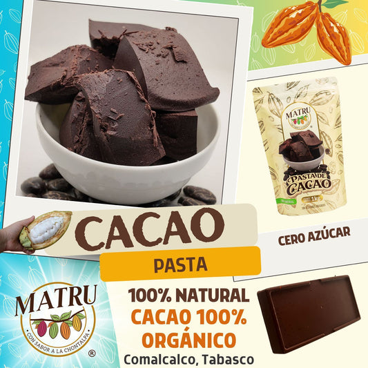 Pasta de Cacao Fermentado - 100% Natural