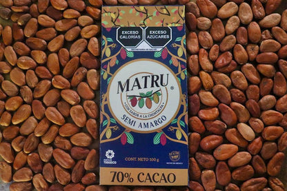 Barra de Chocolate al 70% Semi Amargo 100gr